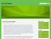 Tablet Screenshot of greenfront.org