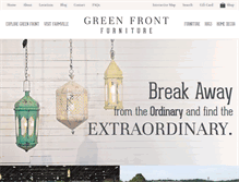 Tablet Screenshot of greenfront.com